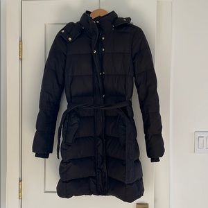J Crew Women’s Down Belted Puffer Jacket small